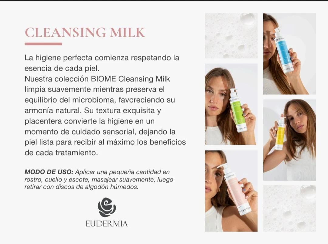 Leche de Limpieza Biome Cleansing Milk Eudermia